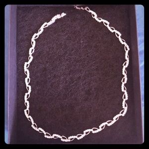 A beautiful necklace in cubic zirconia.